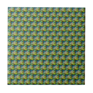 Green bubbles tile