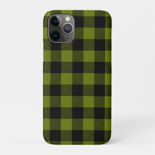 Green Buffalo Check Garden Case-Mate iPhone Case