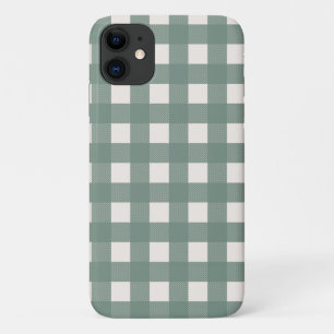 Green Buffalo Check Green Plaid Gingham Case-Mate iPhone Case