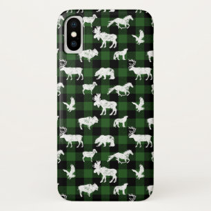 Green Buffalo Plaid Lumberjack Case-Mate iPhone Case
