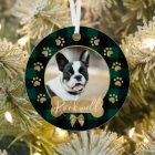 Green Buffalo Plaid Pattern Gold Bow Family Photo