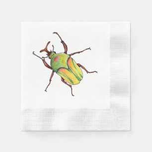 green bug napkins