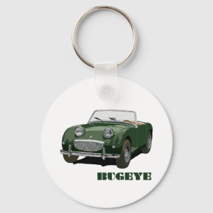 Green Bugeye Key Ring