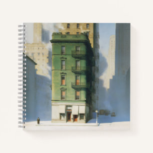 Green Building in New York Winter Notebook