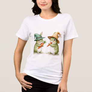 green bunnies Tri-Blend shirt