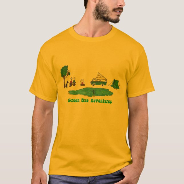 Green Bus Adventures Long Sleeve Shirt (Front)
