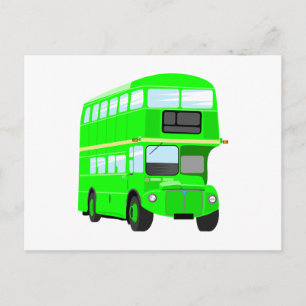 Green Bus Postcard