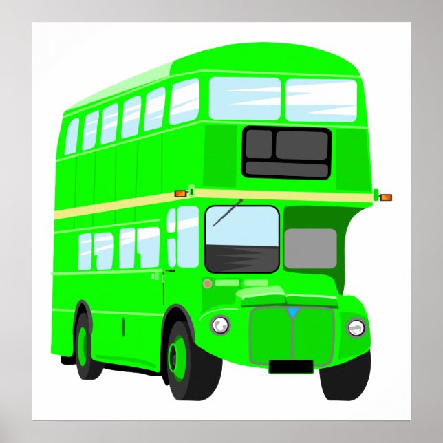 Green Bus Poster (Front)