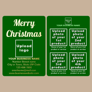 Green Business Brand on Christmas