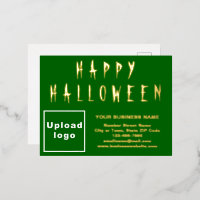 Green Business Brand on Halloween