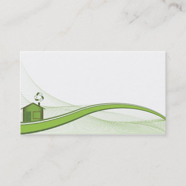 Green Business Card 1 (Front)