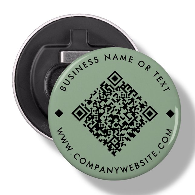 Green | Business Custom QR Code Bottle Opener (Creator Uploaded)