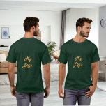 Green business logo T-Shirt<br><div class="desc">A green t-shirt.  Personalise and add your business logo,  both on the front and the back.</div>