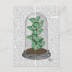 Green Butterflies in Bell Jar 2 Postcard