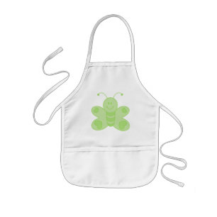 Green Butterfly Apron