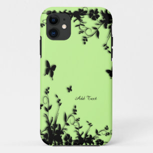 Green Butterfly Garden Custom iPhone 5/5S Case