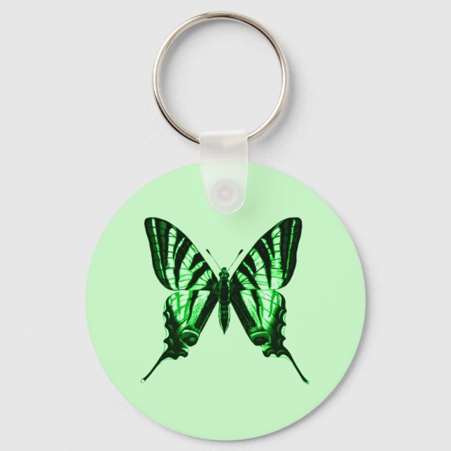 Green Butterfly Keychain (Front)