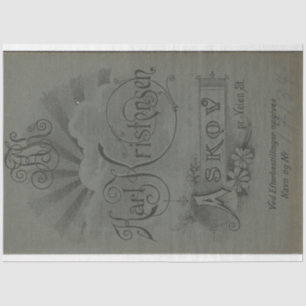 Green Cabinet Card Decoupage Sheet