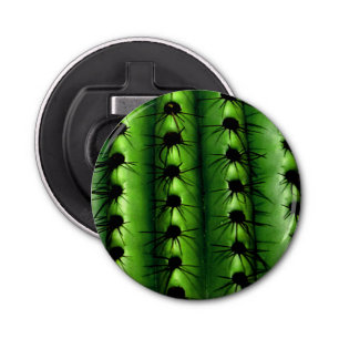 Green Cactus Bottle Opener