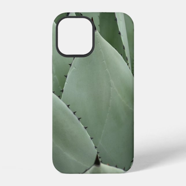 Green cactus iPhone case (Back)