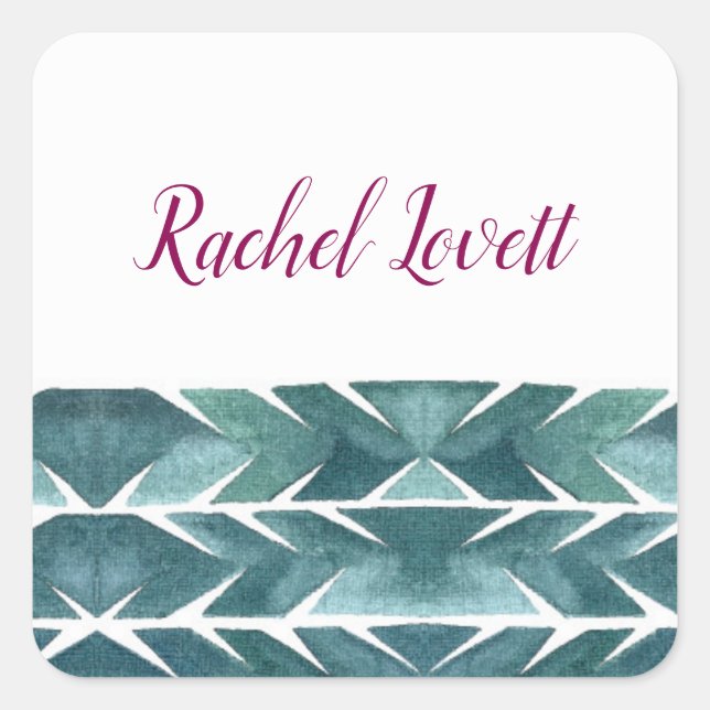 Green Cactus Texture Sticker (Front)