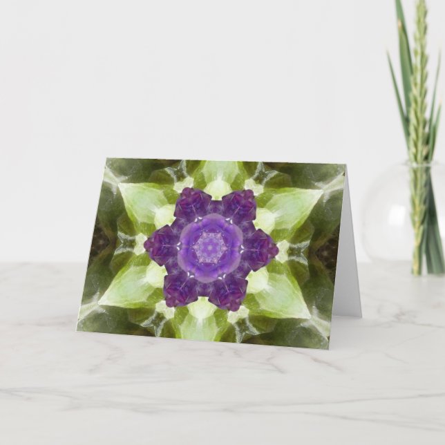 Green Calcite Angel Card (Front)