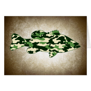 Green Camo Bass Fishing