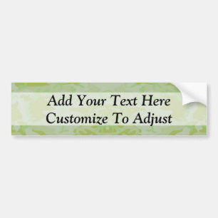 Green camo bumper sticker