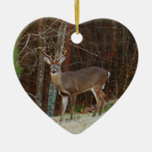 Green Camo,Camouflage Deer personalised Ceramic Tree Decoration