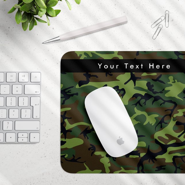 Green Camo, Camouflage, Military, Army Mouse Pad (Creator Uploaded)