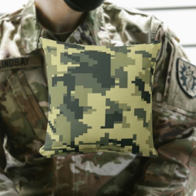 Green Camo Cushion (Creator Uploaded)