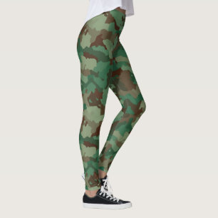 Green Camo Custom Leggings