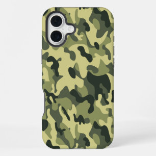 Green Camo iPhone 16 Plus Case