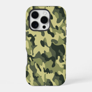 Green Camo iPhone 16 Pro Case