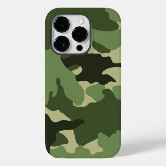 Green Camo Military Camouflage Pattern Background Case-Mate iPhone 14 Pro Case