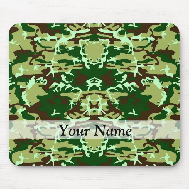 Green camo mouse pad (Front)