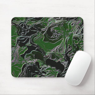 Green Camo Mouse Pad