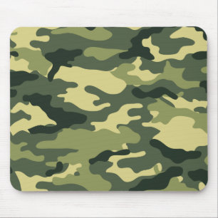 GREEN CAMO MOUSE PAD