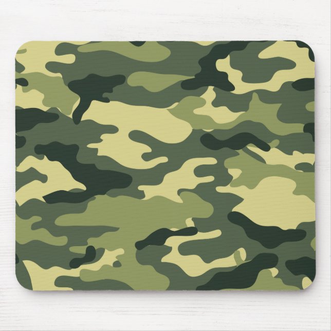 GREEN CAMO MOUSE PAD (Front)