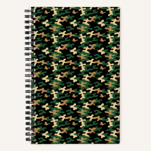 Green Camo Notebook