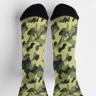 Green Camo Socks