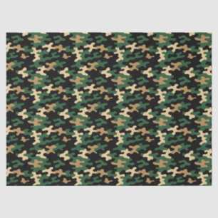 Green Camo Tissue Paper
