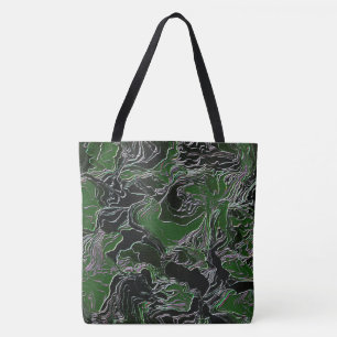 Green Camo Tote Bag