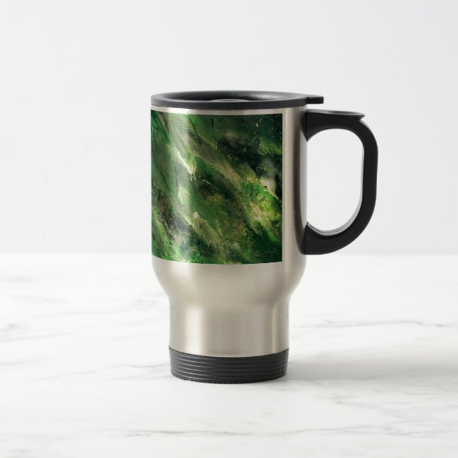 green camo travel mug (Right)