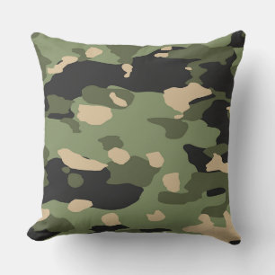 Green Camou  Cushion