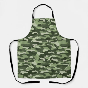 Green Camouflage Apron