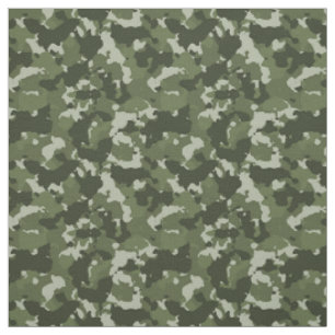 Green Camouflage Camo Forest Military Fabric