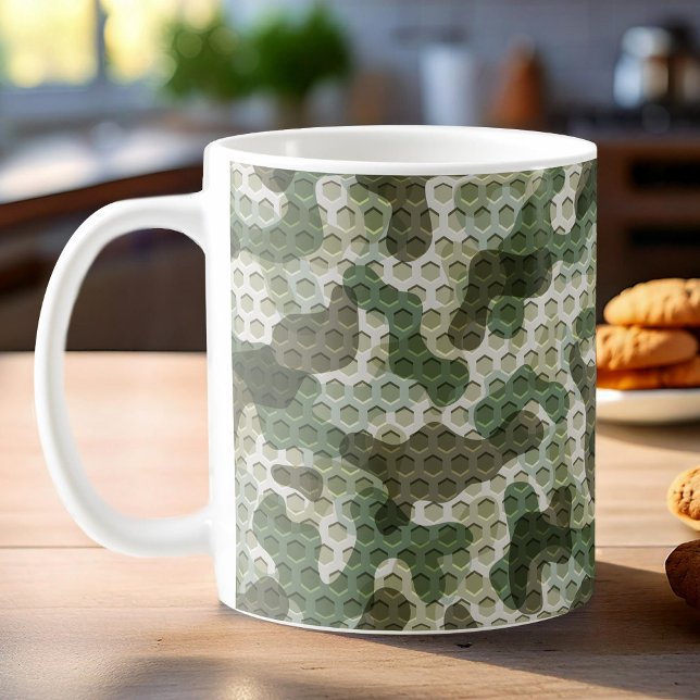 Green Camouflage  Coffee Mug (Creator Uploaded)