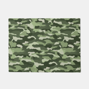 Green Camouflage Doormat