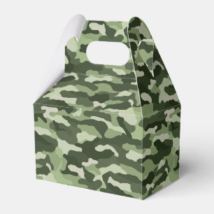 Green Camouflage Favour Box